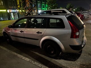 2007 Renault Megane II Рестайлинг, серебристый, 340000 рублей, вид 5