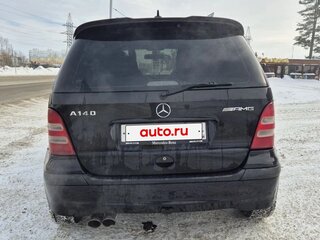 2002 Mercedes-Benz A-Класс 140 I (W168) Рестайлинг, чёрный, 480000 рублей, вид 3
