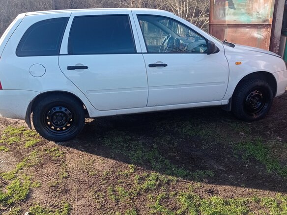2012 Lada (ВАЗ) Kalina I, белый, 350000 рублей - вид 1