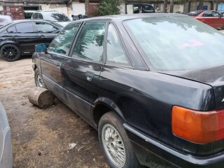 1990 Audi 80 IV (B3), чёрный, 125000 рублей, вид 5