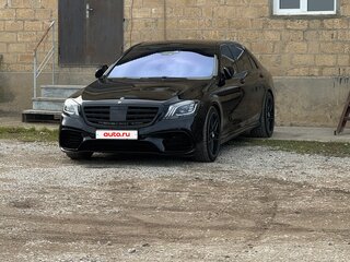 2017 Mercedes-Benz S-Класс 450 Long VI (W222, C217) Рестайлинг, чёрный, 5800000 рублей, вид 1