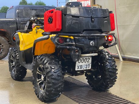 2013 BRP Can-Am Outlander MAX 500, жёлтый, 800000 рублей, вид 3