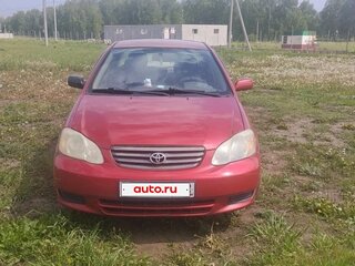 2003 Toyota Corolla IX (E120, E130), красный, 530000 рублей, вид 2
