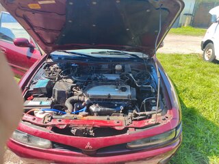 1993 Mitsubishi Galant VII, красный, 65000 рублей, вид 4