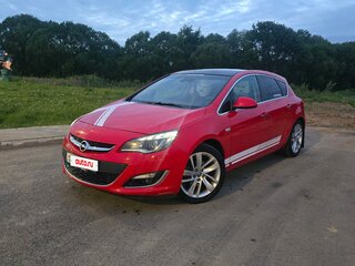 2013 Opel Astra J Рестайлинг, красный, 850000 рублей, вид 1
