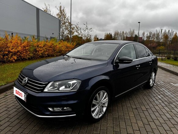 2014 Volkswagen Passat B7, синий, 1199000 рублей
