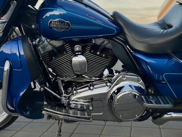 2009 Harley-Davidson Electra Glide, синий, 700000 рублей - вид 23