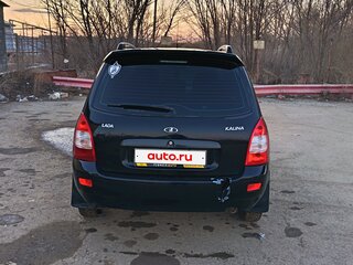 2013 Lada (ВАЗ) Kalina I, чёрный, 350000 рублей, вид 5