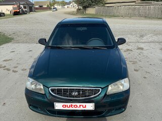 2003 Hyundai Accent II, зелёный, 200000 рублей, вид 1