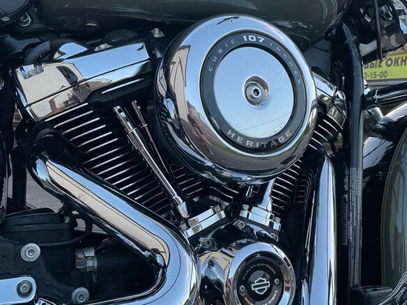 2021 Harley-Davidson Heritage, зелёный, 1598000 рублей - вид 16