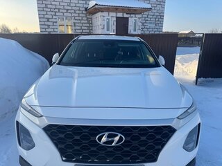 2018 Hyundai Santa Fe IV, белый, 3300000 рублей, вид 1