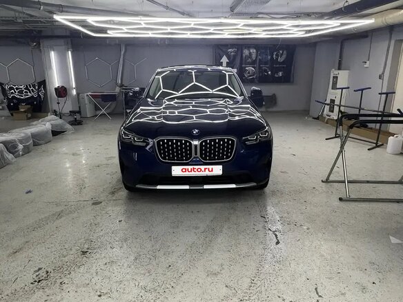 2022 BMW X4 20i II (G02) Рестайлинг, синий, 5850000 рублей - вид 7