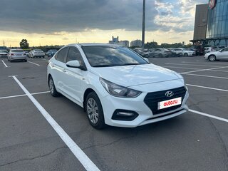 2018 Hyundai Solaris II, белый, 1350000 рублей, вид 3