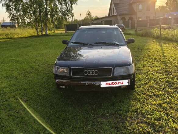 1992 Audi 100 IV (C4), синий, 165000 рублей - вид 2