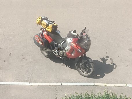 1999 Honda XL1000V Varadero, красный, 305000 рублей, вид 2