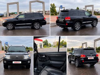 2012 Toyota Land Cruiser 200 Series Рестайлинг 1, чёрный, 3500000 рублей, вид 3