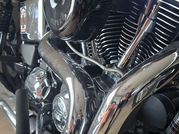 2014 Harley-Davidson Dyna Wide Glide, чёрный, 890000 рублей - вид 6