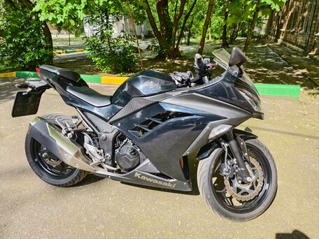 2013 Kawasaki Ninja 300, чёрный, 400000 рублей, вид 1