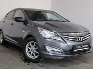 2015 Hyundai Solaris I Рестайлинг, серый, 719000 рублей, вид 1
