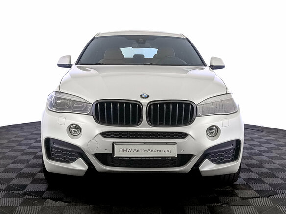 2019 BMW X6 40d II (F16), белый, 4550000 рублей - вид 1
