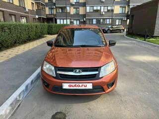2014 Lada (ВАЗ) Granta I, оранжевый, 500000 рублей, вид 2