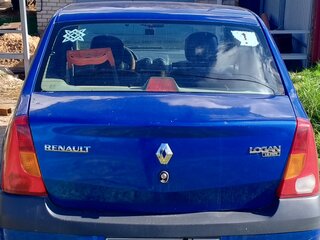 2008 Renault Logan I, синий, 220000 рублей, вид 3