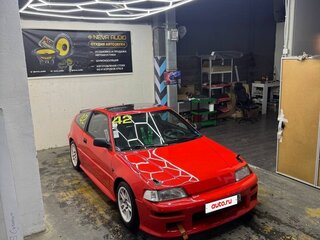 1990 Honda CR-X II, чёрный, 900000 рублей, вид 2
