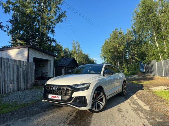 2019 Audi Q8 50 TDI I (4M), белый, 5950000 рублей - вид 11