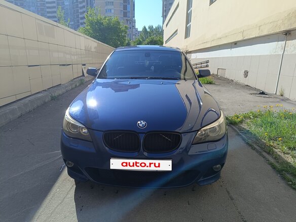 2005 BMW 5 серии 525i V (E60/E61), синий, 1000525 рублей - вид 1