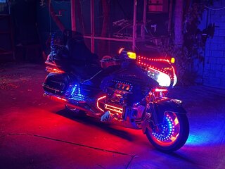 2001 Honda GL 1800 Gold Wing, синий, 720000 рублей, вид 2