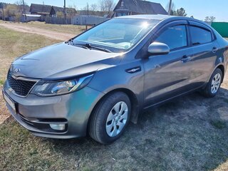 2017 Kia Rio III Рестайлинг, серый, 985000 рублей, вид 1