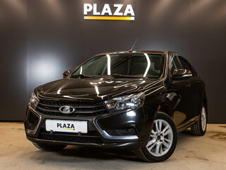 2015 Lada (ВАЗ) Vesta I, чёрный, 700000 рублей, вид 1
