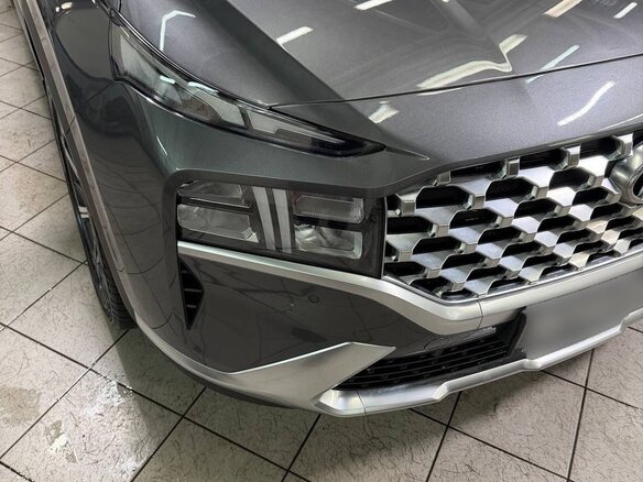 2021 Hyundai Santa Fe IV Рестайлинг, серый, 3900000 рублей - вид 13