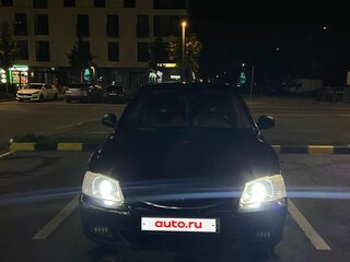 2008 Hyundai Accent ТагАЗ II, чёрный, 375000 рублей, вид 5