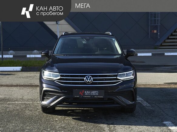 2021 Volkswagen Tiguan Allspace II Рестайлинг, чёрный - вид 2