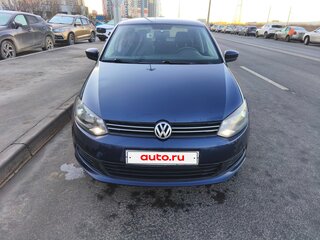 2012 Volkswagen Polo V, синий, 495000 рублей, вид 3