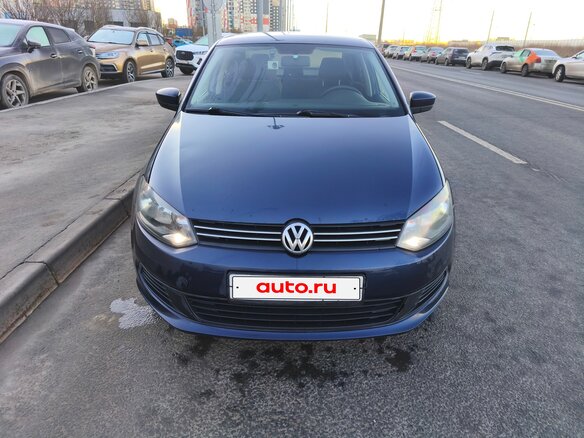 2012 Volkswagen Polo V, синий, 495000 рублей - вид 2