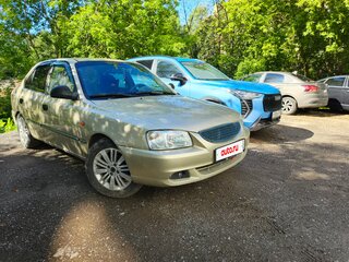 2005 Hyundai Accent ТагАЗ II, бежевый, 430000 рублей, вид 3