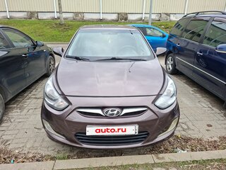 2012 Hyundai Solaris I, фиолетовый, 520000 рублей, вид 2