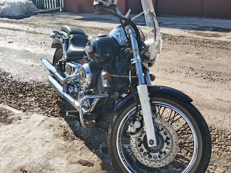 1998 Yamaha XVS400 Drag Star, чёрный, 340000 рублей, вид 1