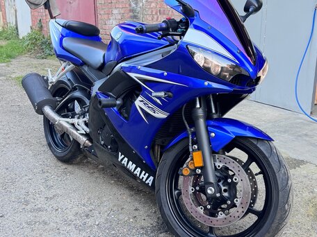 2008 Yamaha YZF-R6, синий, 700000 рублей, вид 2