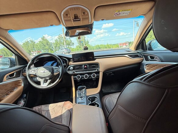 2022 Genesis G70 I Рестайлинг, синий - вид 14