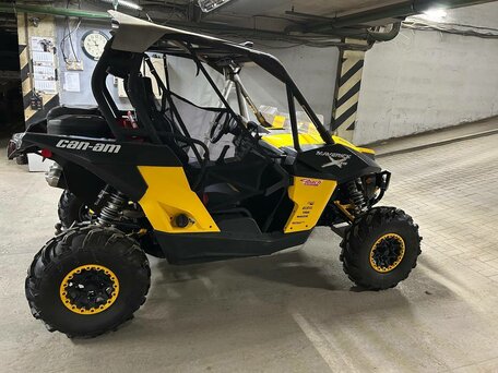 2013 BRP Can-Am Maverick X RS DPS, жёлтый, 1400000 рублей, вид 3