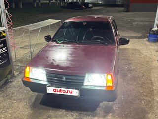 1995 Lada (ВАЗ) 21099, красный, 150000 рублей, вид 4