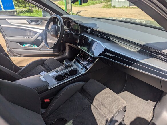 2021 Audi A6 45 TFSI V (C8), серый, 4650000 рублей - вид 11