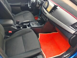 2012 Mitsubishi Lancer X Рестайлинг, синий, 600000 рублей, вид 5