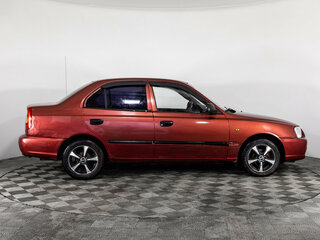 2005 Hyundai Accent ТагАЗ II, красный, 283000 рублей, вид 4