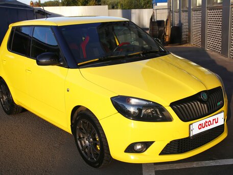 2012 Skoda Fabia RS II, жёлтый, 990000 рублей, вид 1