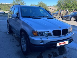 2003 BMW X5 3.0i I (E53), серебристый, 1300000 рублей, вид 1