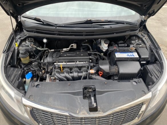 2012 Kia Rio 4-speed III, чёрный, 730000 рублей - вид 8